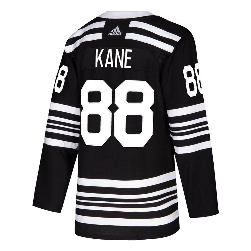 Men's Chicago Blackhawks Patrick Kane adidas Black Alternate 2019/20 Authentic Player Jersey