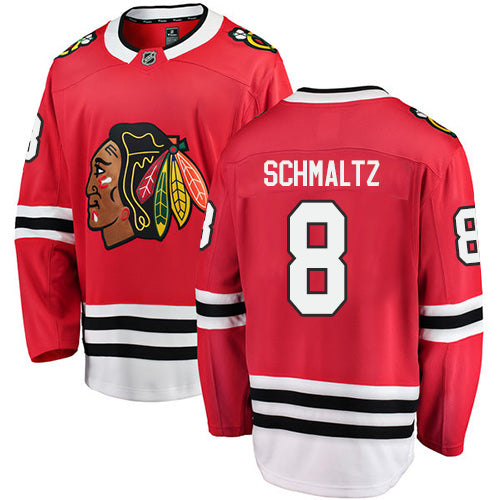 Men's Nick Schmaltz Chicago Blackhawks Fanatics Branded Red Home Breakaway Jersey